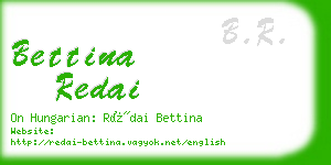 bettina redai business card